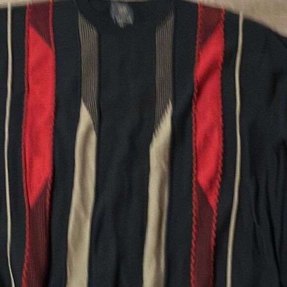 F/X Fusion 3D men’s vintage abstract sweater XL - Picture 3 of 8
